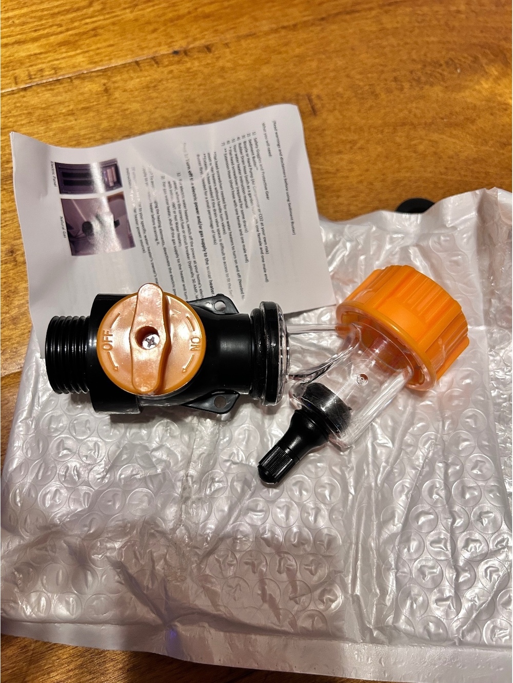Sediment Buster Water Heater Flushing and Draining Tool with